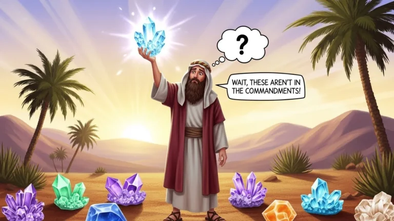 what does the bible say about crystals