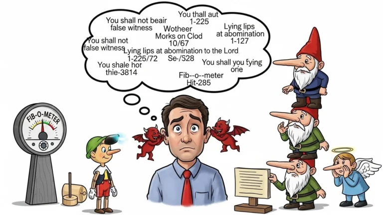 what does the bible say about lying