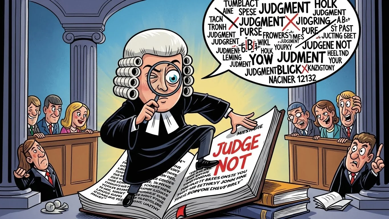 Bible Verses About Judging Others