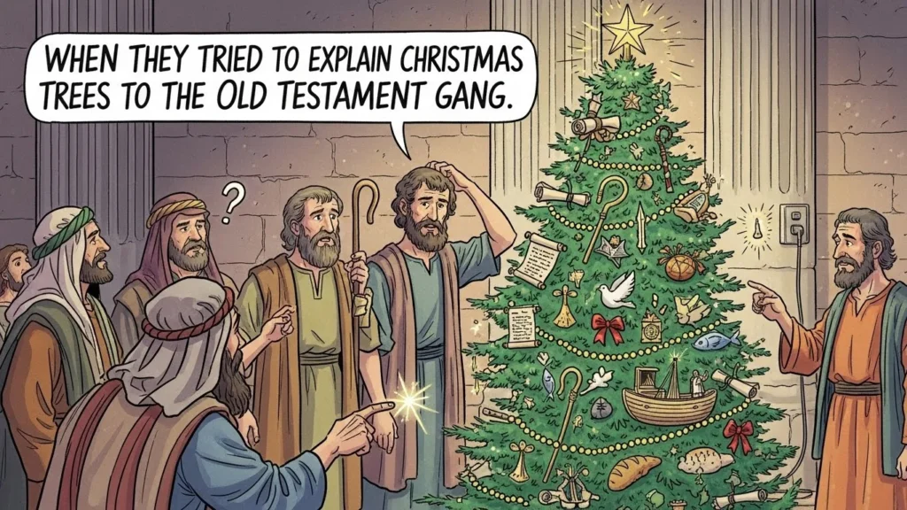 what does the bible say about christmas trees
