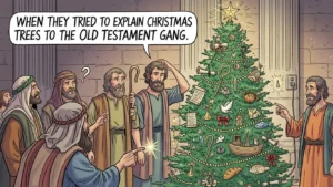 what does the bible say about christmas trees