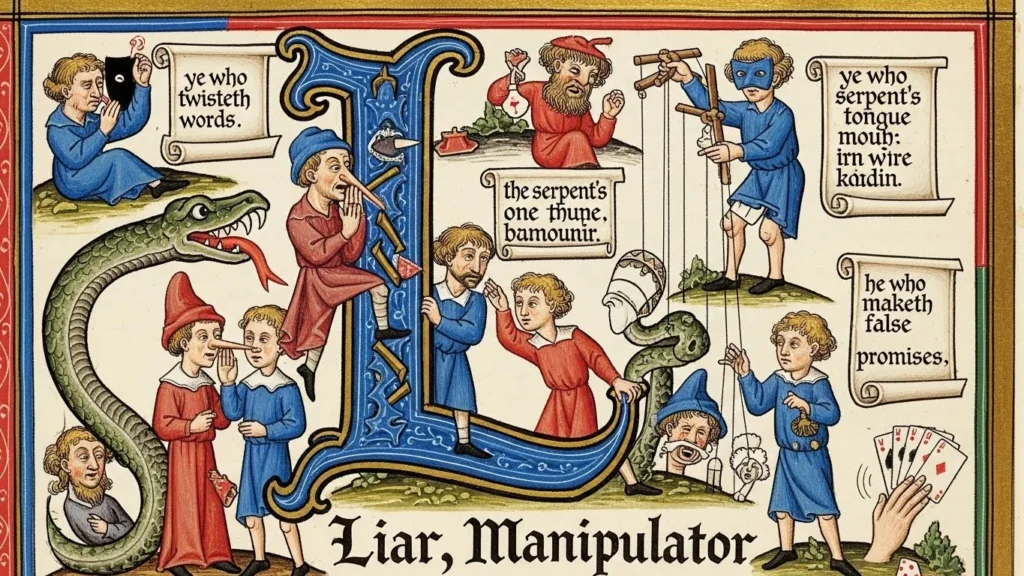 what does the bible say about liars and manipulators