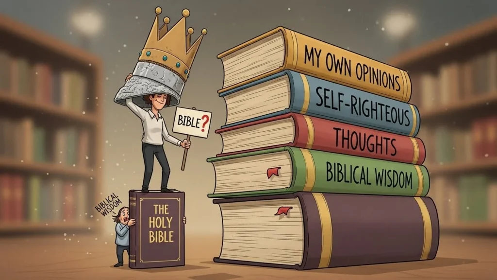 what does the bible say about self-satisfaction