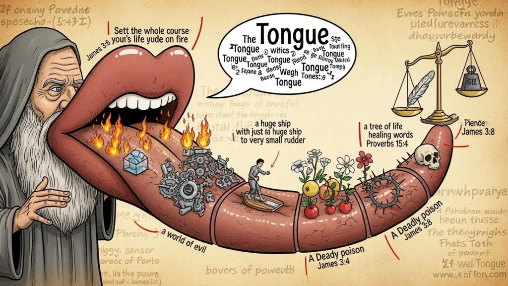 what does the bible say about the tongue